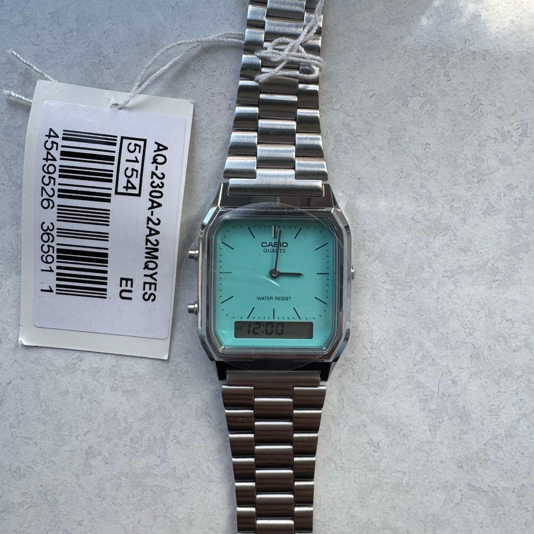 【新品未使用箱付き】CASIO AQ-230A-2A2