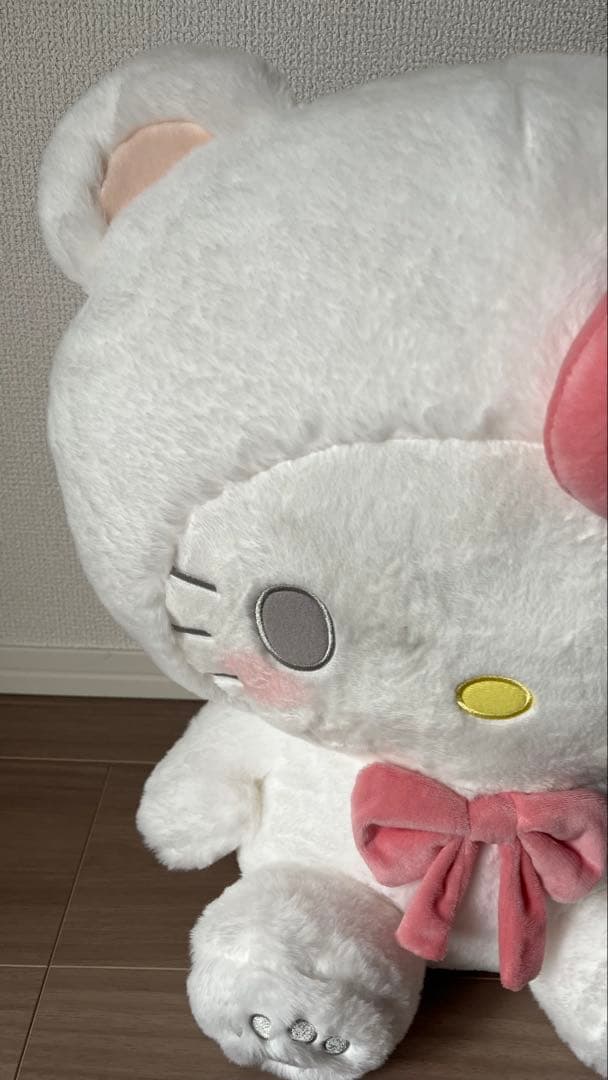 大 ハローキティ ホワイトベアドール　GJ タグ付き