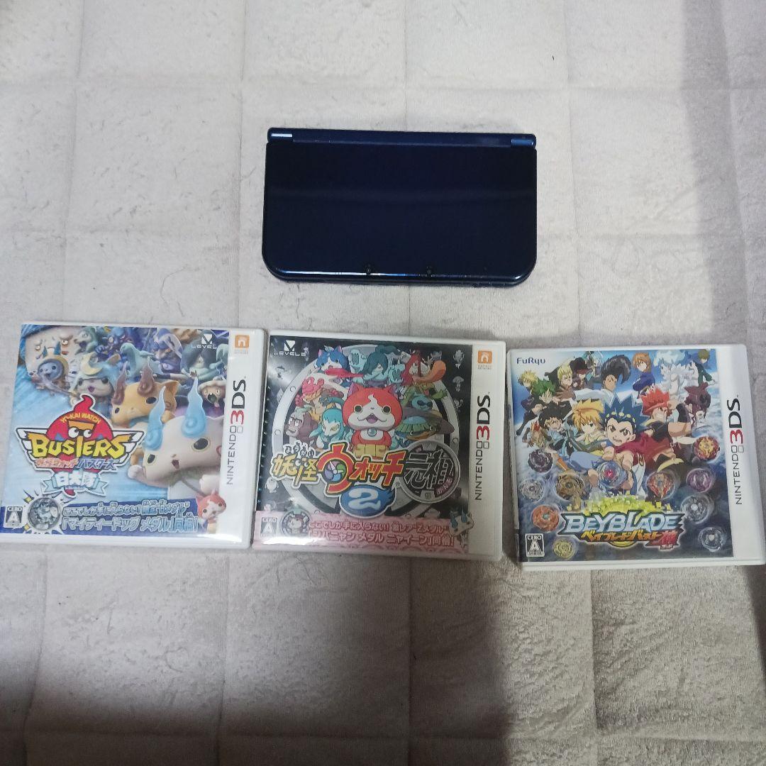 ニンテンドー3DS LL ネイビー + ゲーム3本セット