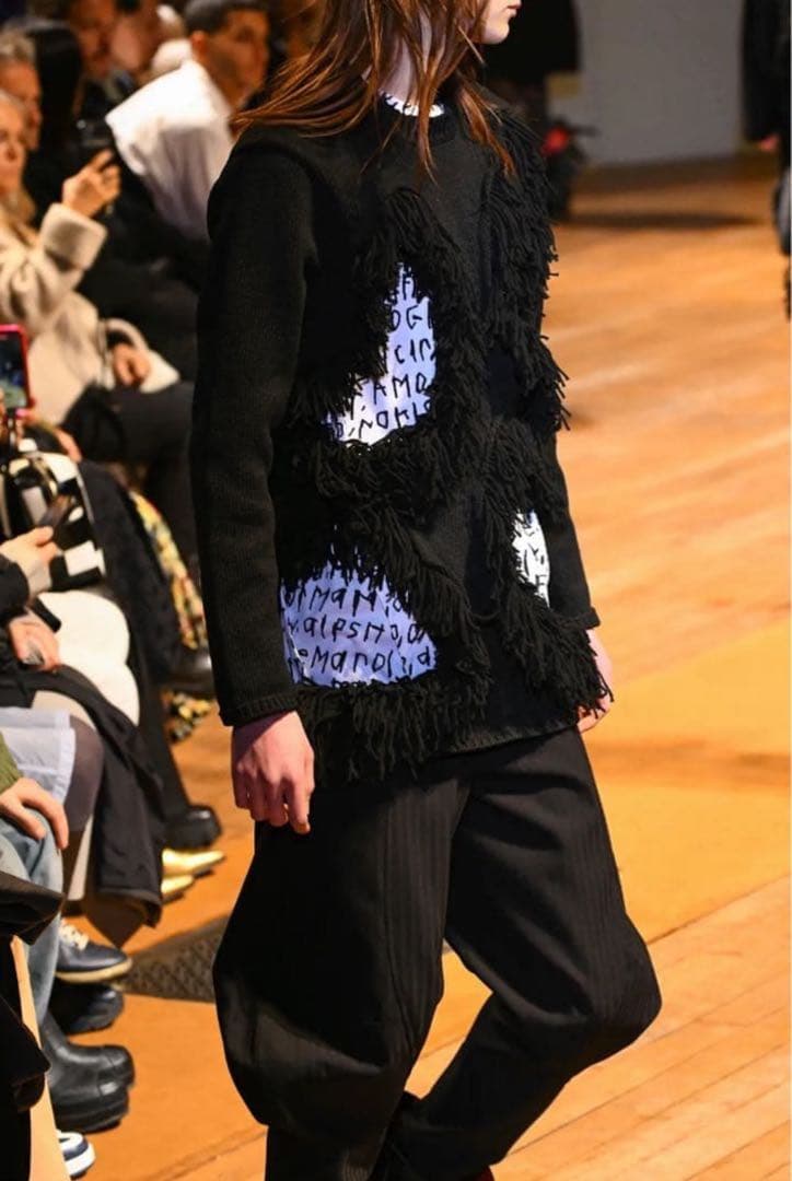 COMME des GARCONS HOMME PLUS 23awフリンジニット