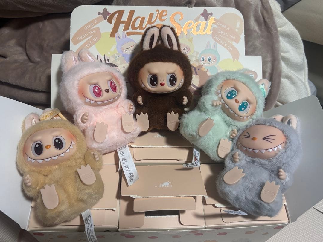 正規品 labubu ラブブ have a seat 5点