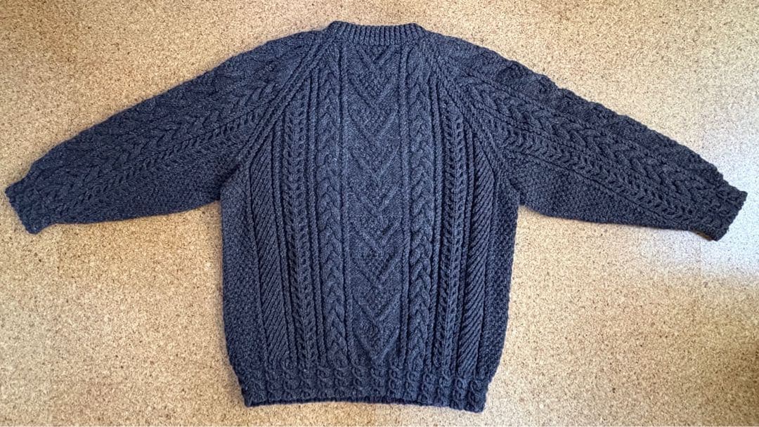 O’Mailleオモーリャ　ハンドニット アランセーター　1995年購入