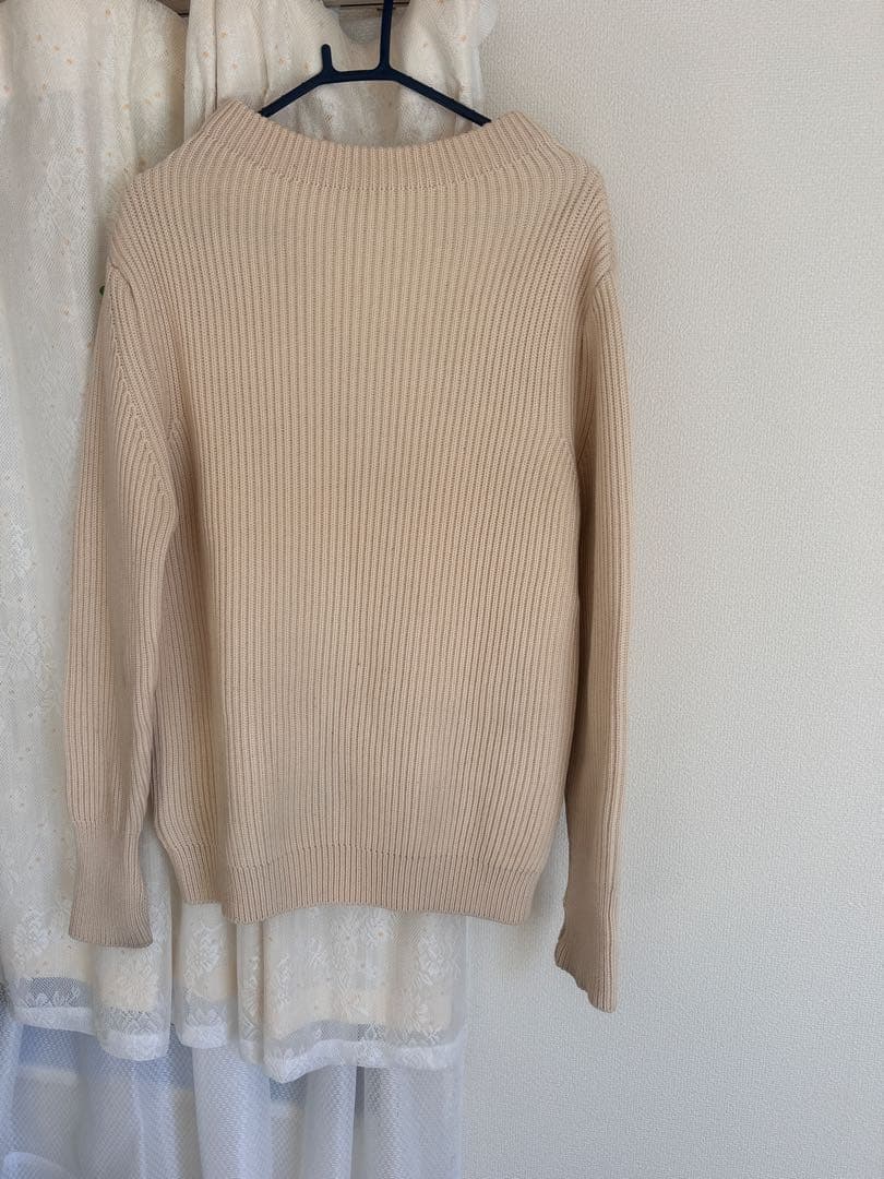 ANDERSEN-ANDERSEN クルーネックニット アイボリー　Mサイズ