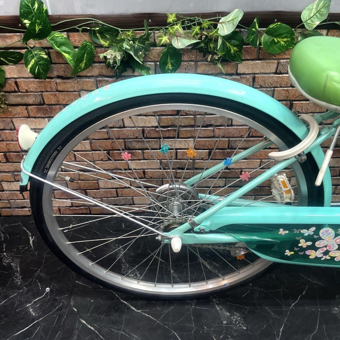 【28】子供車 ブリヂストン ECOPAL グリーン 24インチ