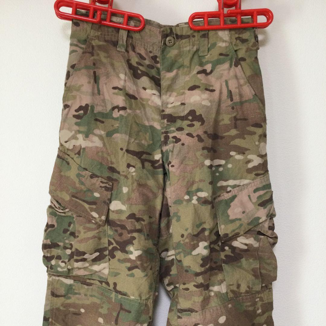 実物 アメリカ陸軍 OCP マルチカム迷彩 コンバットパンツ XS-S 難燃性