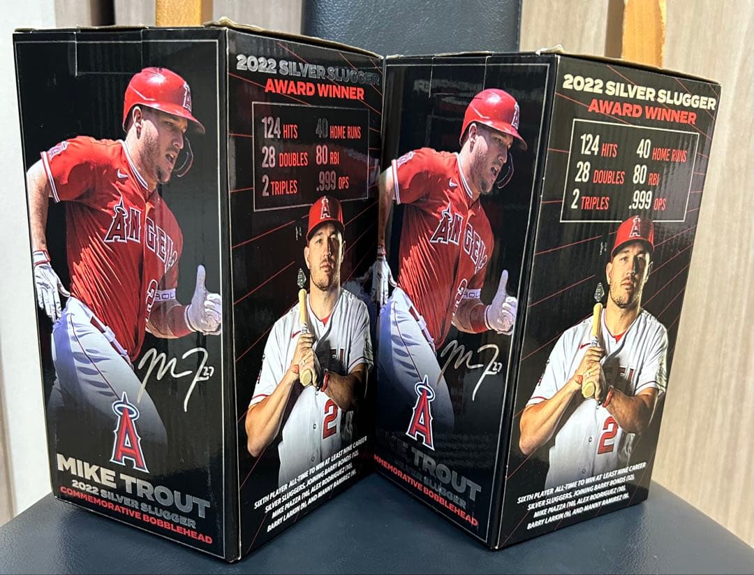 エンゼルス　2022トラウト　ボブルヘッド　2個
