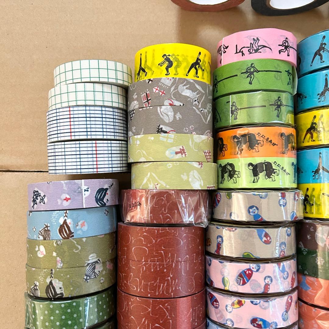 【130個】倉敷意匠 マスキングテープ（井上陽子、関美穂子 夜長堂 他）