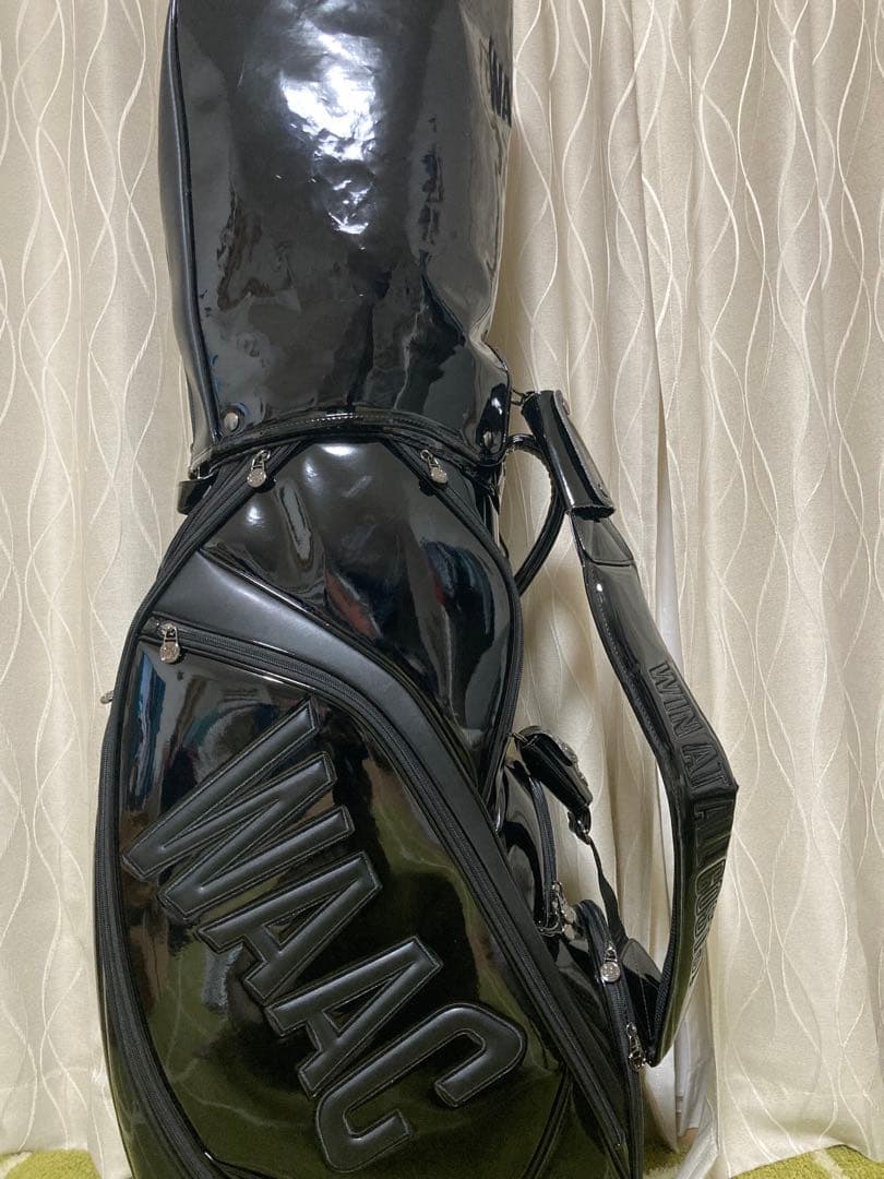 【ほぼ新品】WAAC ゴルフバッグ ブラック