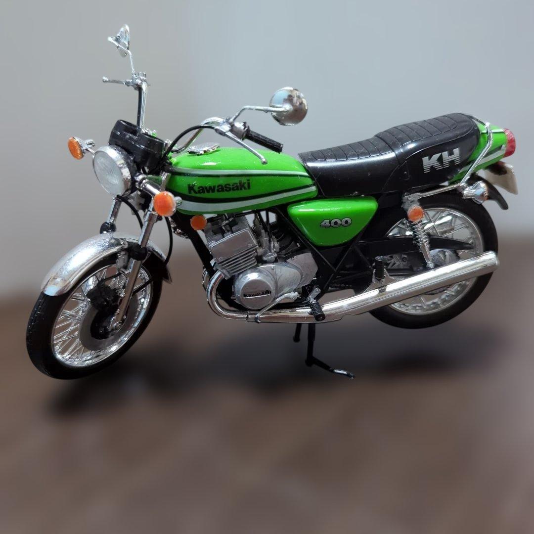カワサキKH400　1/12　完成品　プラモデル