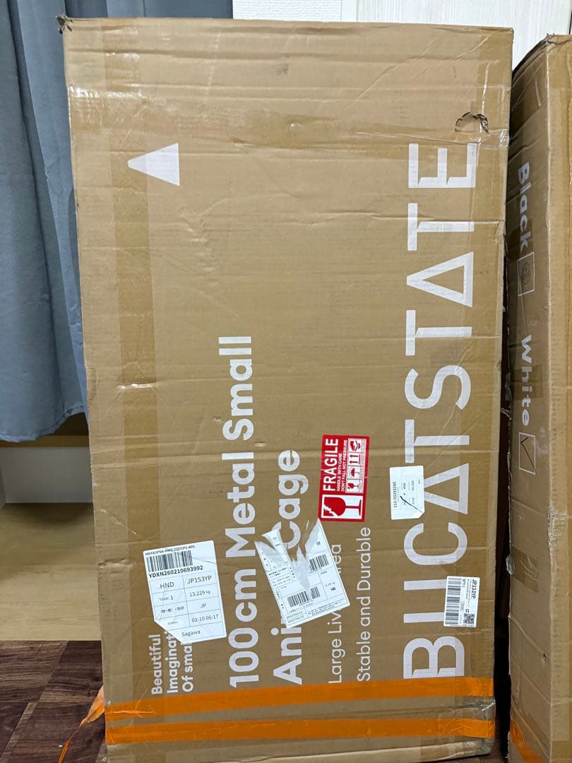 新品 BUCATSTATE ハムスター メタル製 100cm ケージNo3
