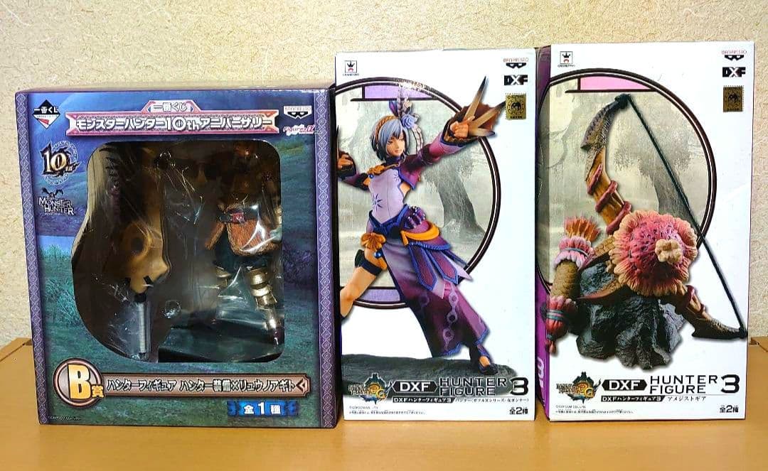 モンハン DXF 女ガンナー アメジストギア リュウノアギト フィギュア