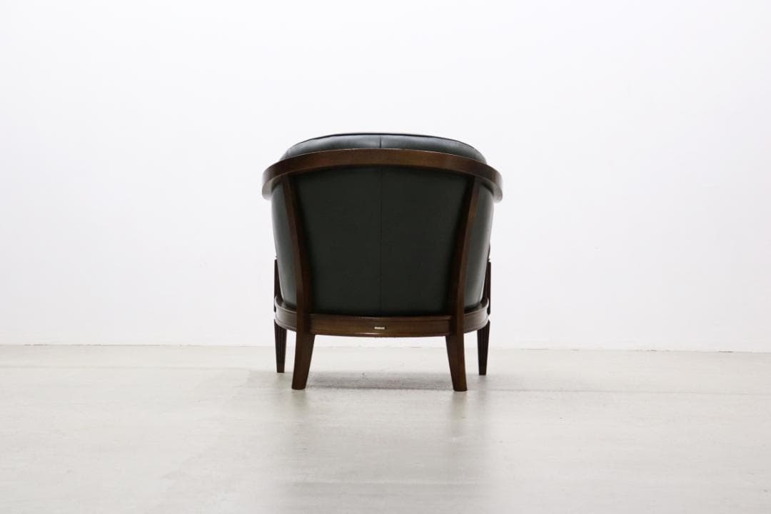 カリモク ドマーニ クイーンズライフ クラシカル 本革 レザー 1P ソファ