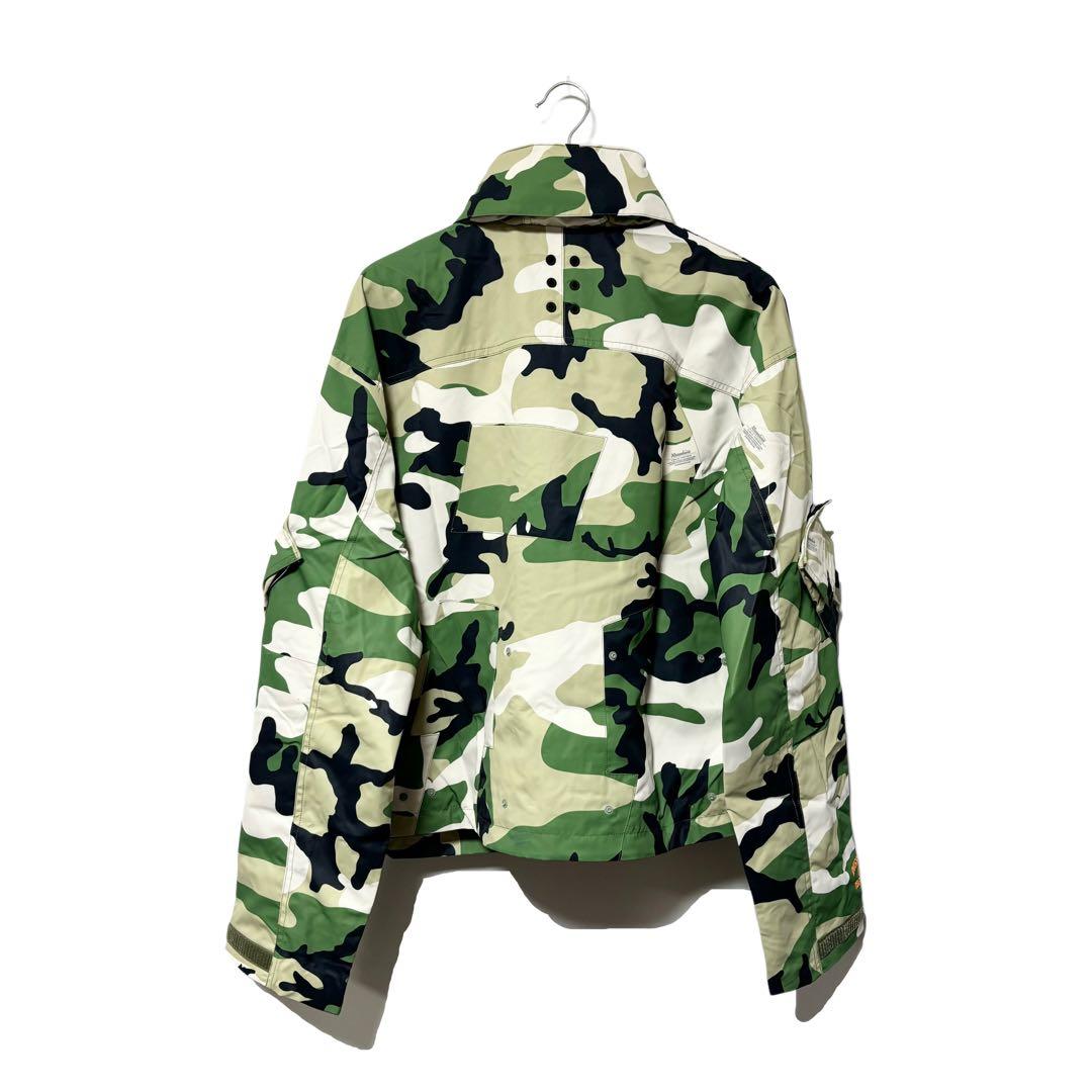 新品 ラッセルノ ゴルフ 2Way カスタム ロング ジャケット カモ 2XL