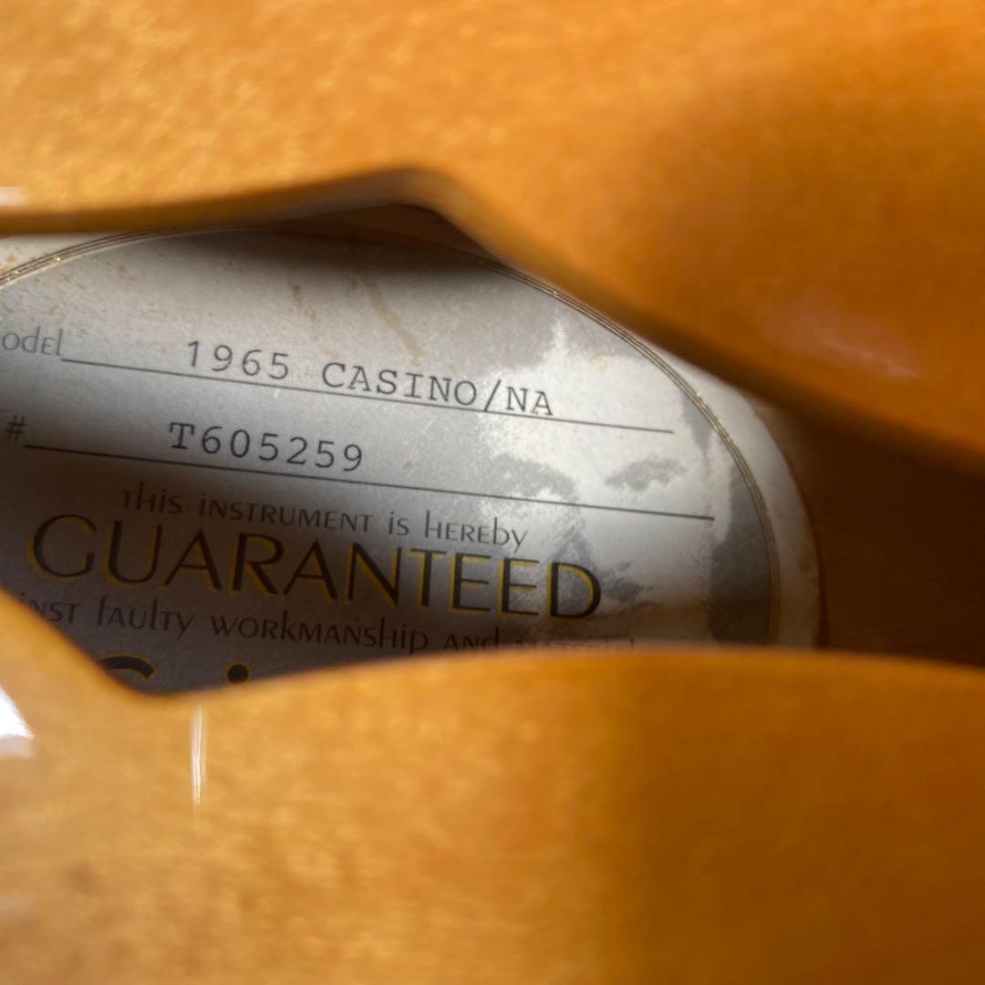 美品 エピフォン カジノ エリーティスト ジョン・レノン仕様