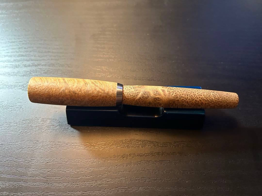 工房楔　クローズドエンド楔　サテンウッド•クレープマートル瘤杢