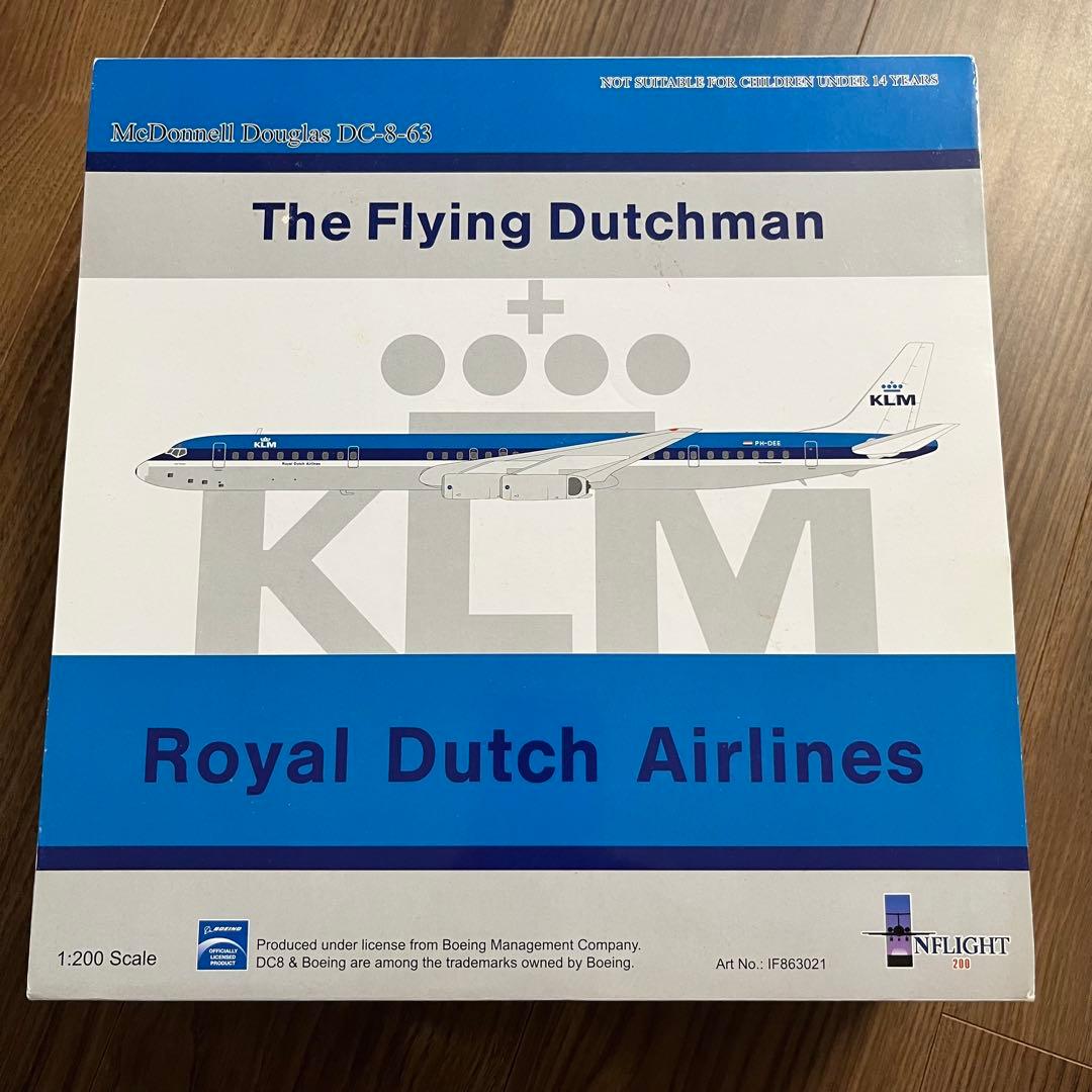 航空機・ヘリコプター KLM McDonnell Douglas DC-8-63 1:200