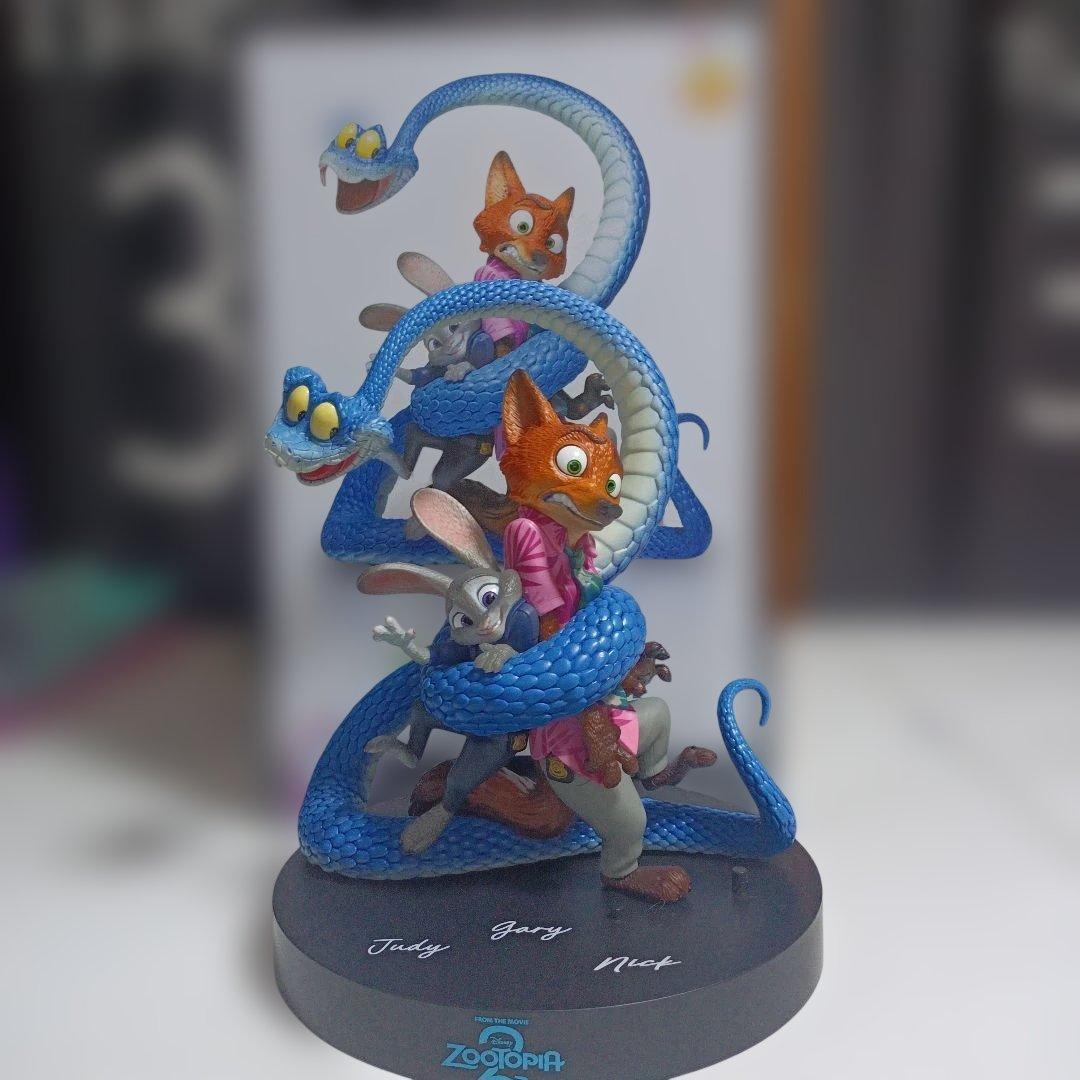 ズートピア2 ハッピーくじ　A賞　ポスターフィギュア