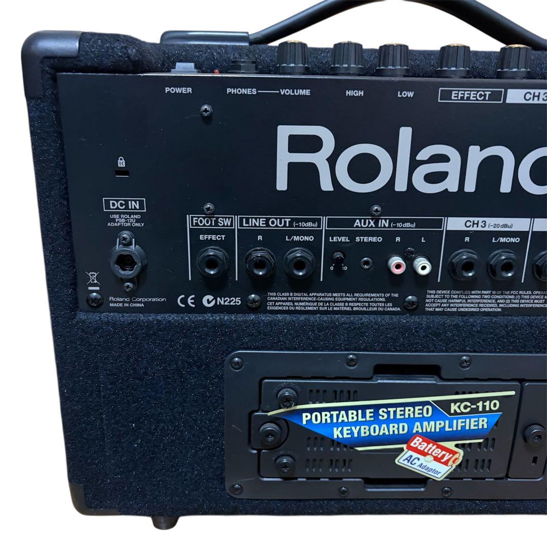 【良品】Roland KC-110 キーボード用アンプ ACアダプター付き