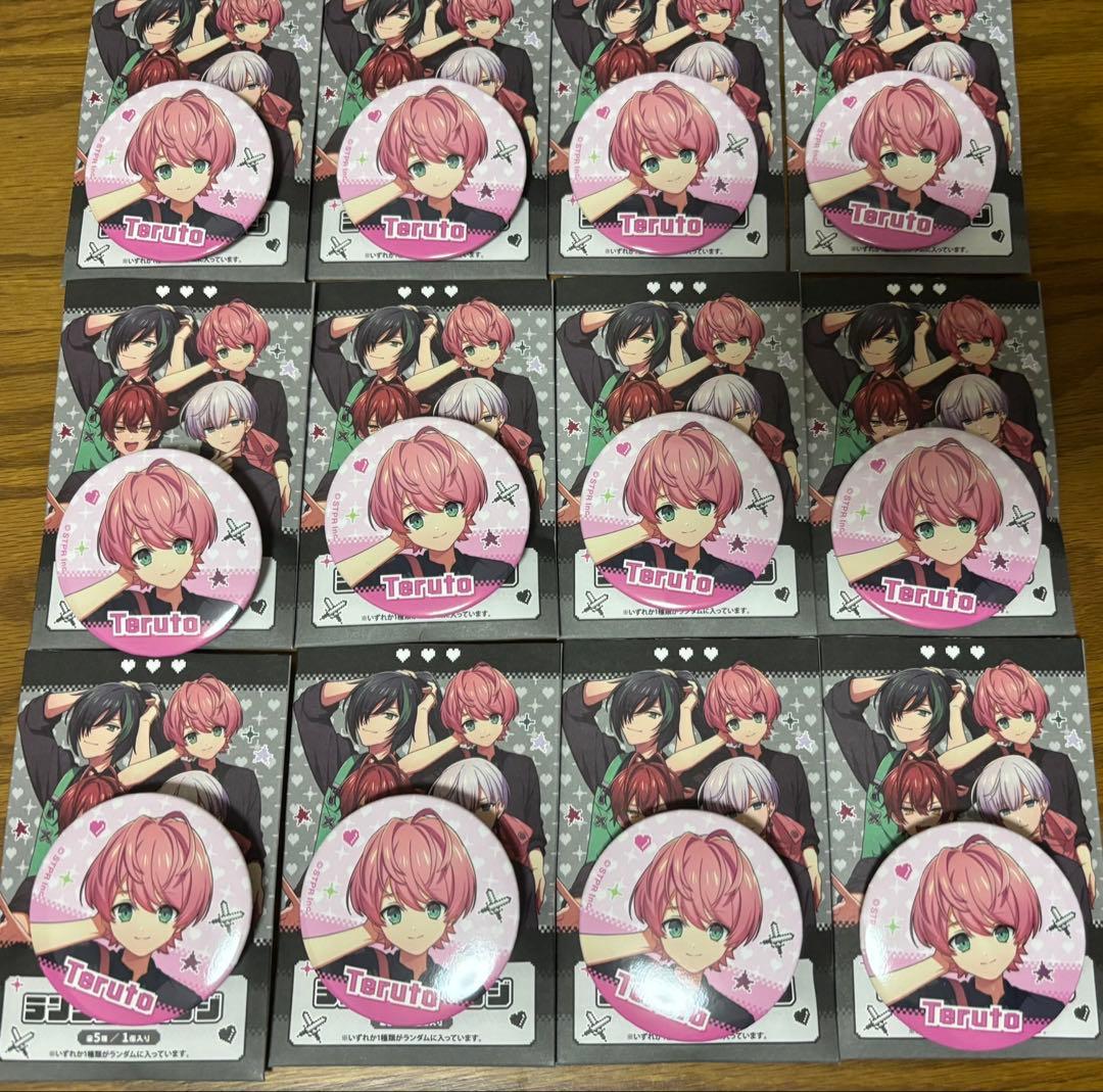 騎士X　てるとくん　STPR POPUP STORE　缶バッジ