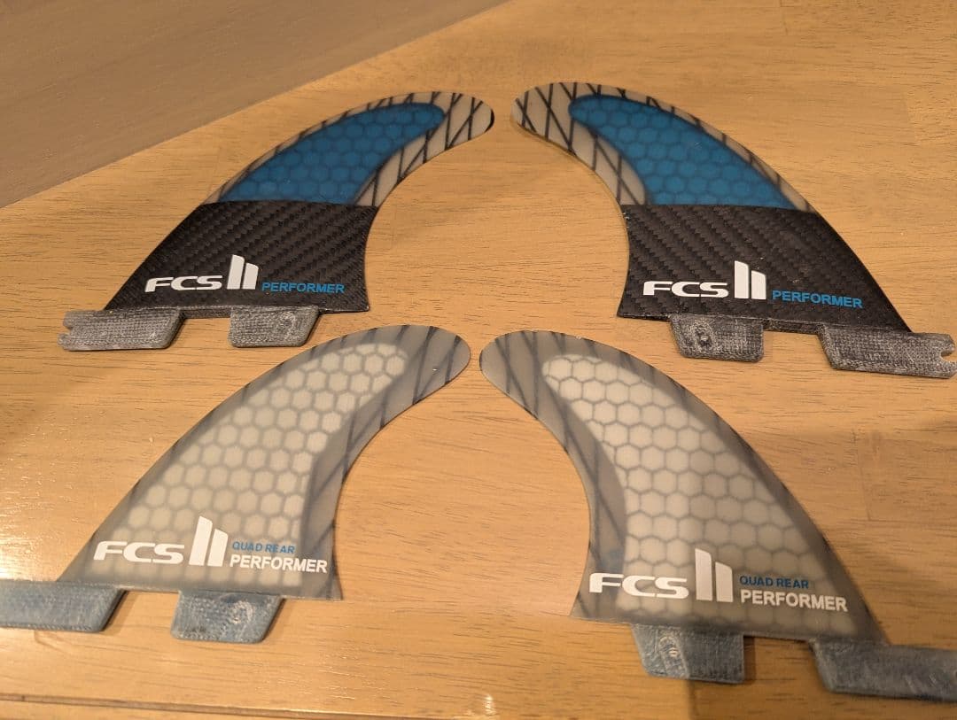 FCS II Performer サーフボードフィン 4枚セット Sサイズ