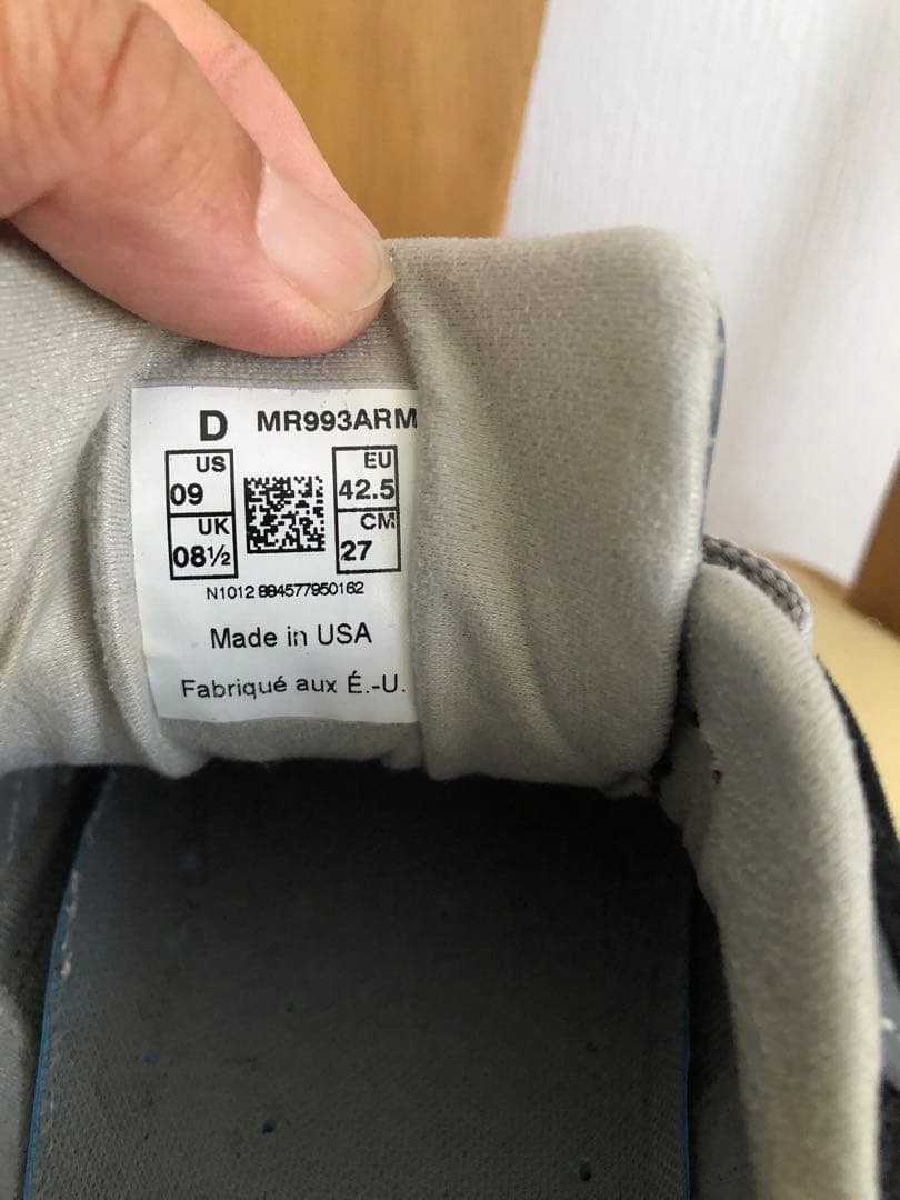 New Balance 993 U.S. Army スニーカ　レア品