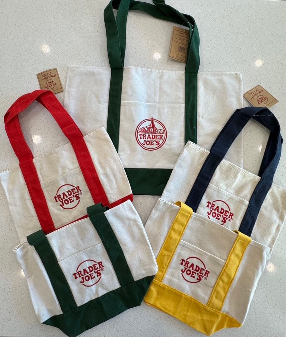 12/11 発売TRADER JOE'S ミニキャンバス+新作グリーントート