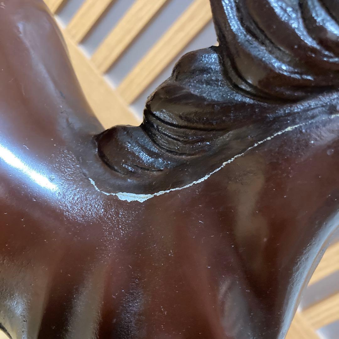 馬の置物　アンティーク　骨董品　昭和レトロ