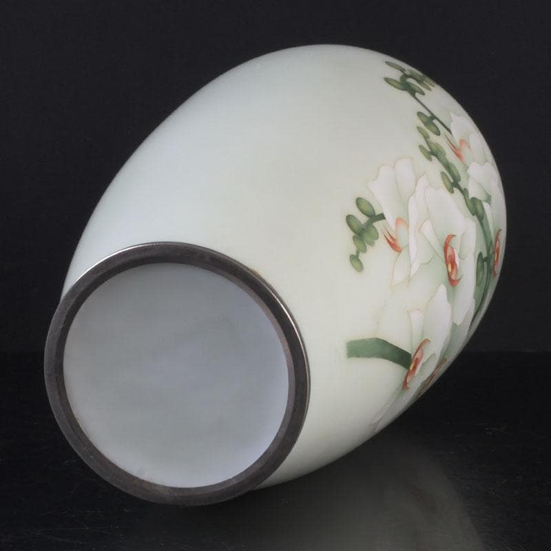 七宝焼　花文　花瓶　M　9797A