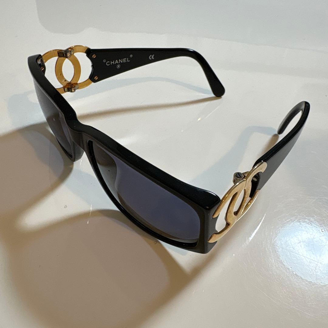 CHANEL レディース ブラック サングラス