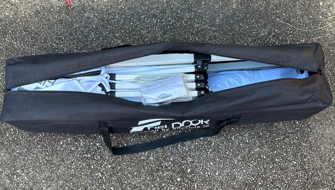 FIELDOOR ワンタッチタープテント　ホワイト　2.0✖️2.0