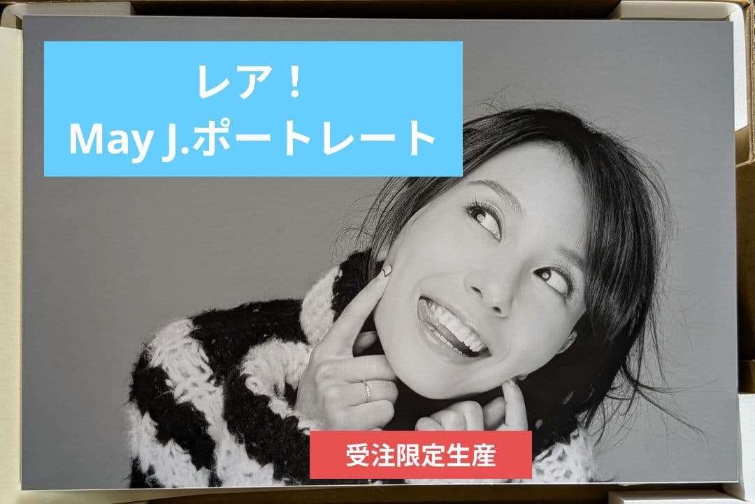レア！May J. ×藤里一郎■コラボパネル写真受注限定生産