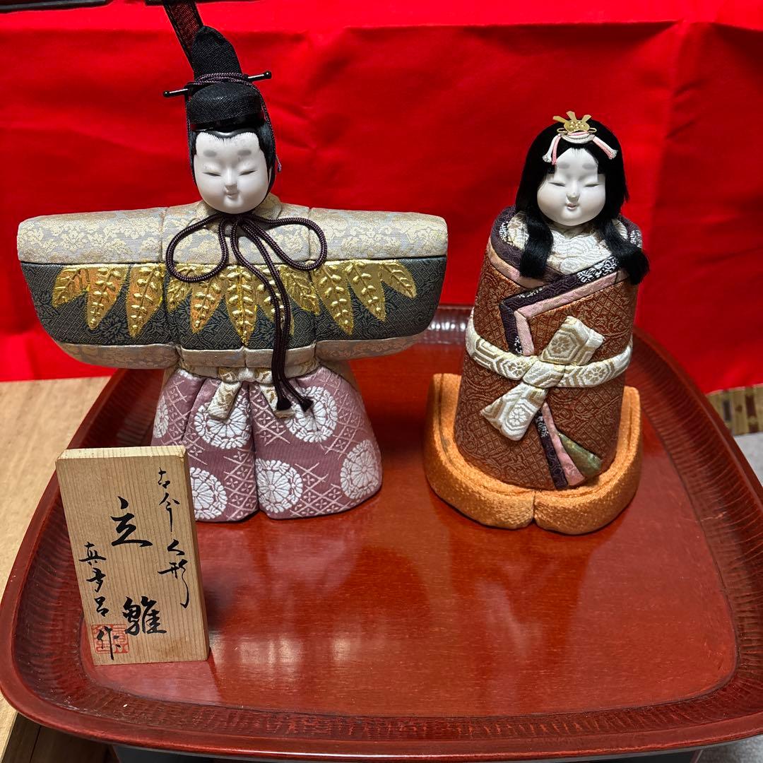 立ち雛　眞多呂人形