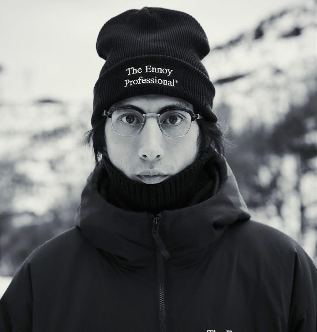 ENNOYとスタイリスト私物 PADDED NYLON HOODIE(GRAY)