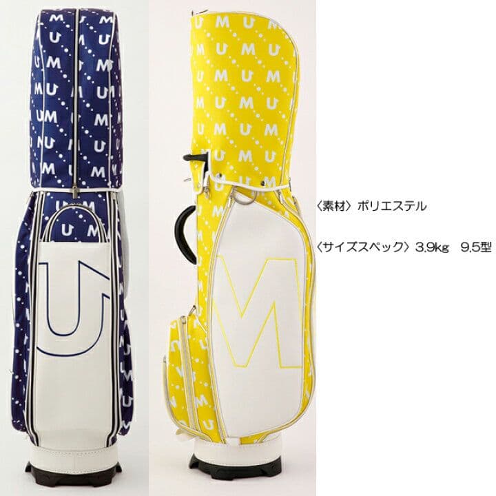半額以下！　最新モデル　MU SPORTS　ミエコウエサコ　キャディバッグ　撥水