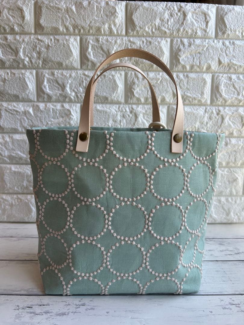 【662】ミナペルホネン　タンバリン　トートバッグL 特別仕様バージョン