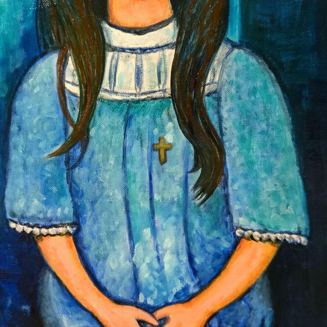 キャンバス油絵　専用　アリス　オマージュ　モディリアーニ