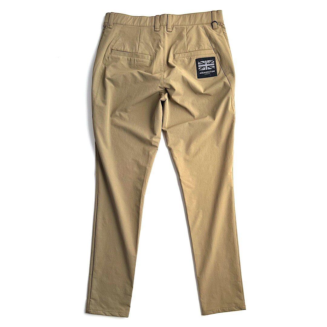 アクアスキュータムゴルフ メンズパンツ ゴルフウェア ベージュ 82cm