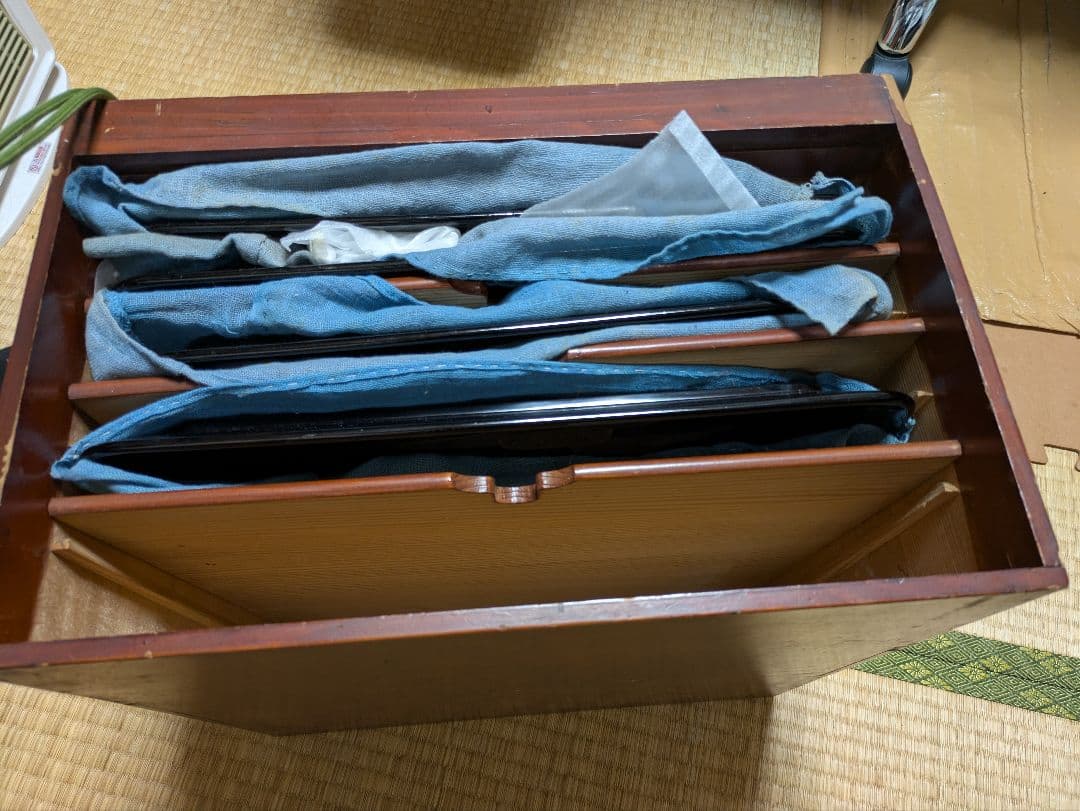 漆器 膳 金色装飾 正方形