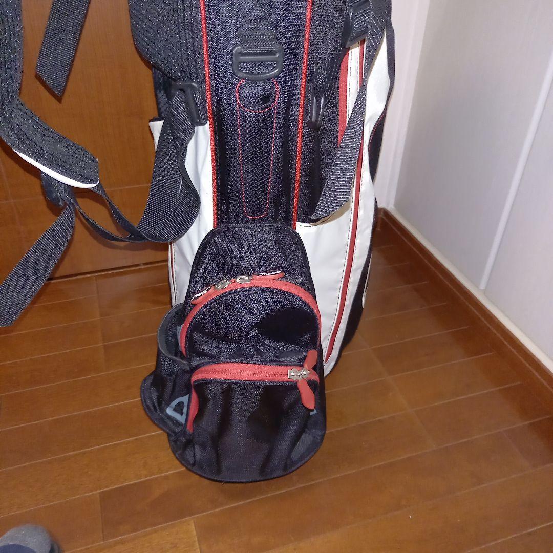 Titleist スタンドゴルフバッグ ブラック/ホワイト/レッド