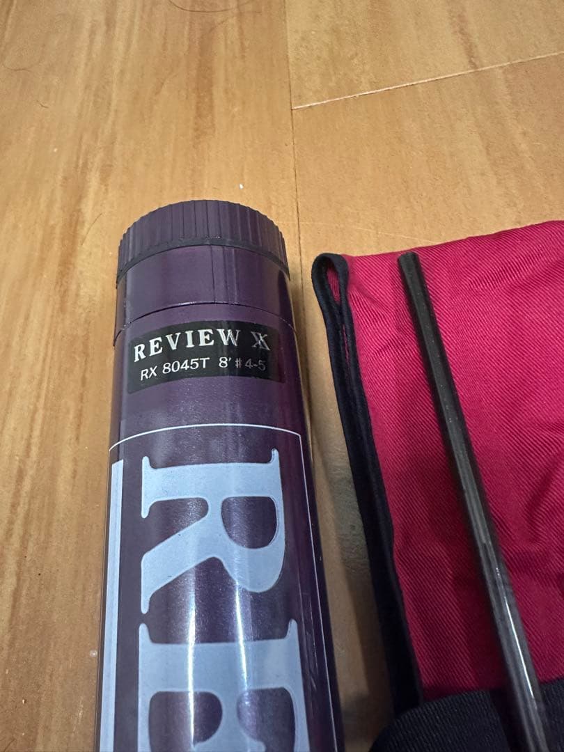 REVIEW RX 8045T フライロッド 8f 4-5#