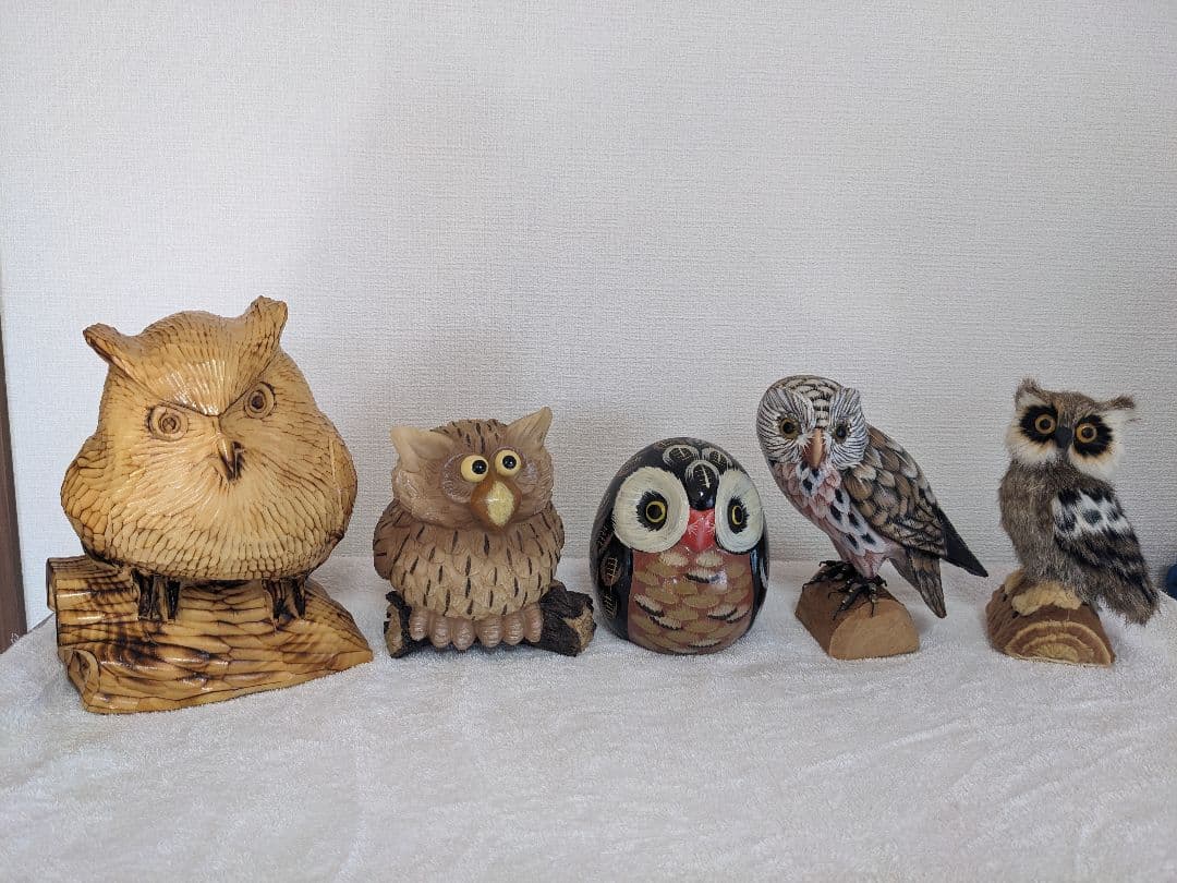 フクロウコレクション全5羽