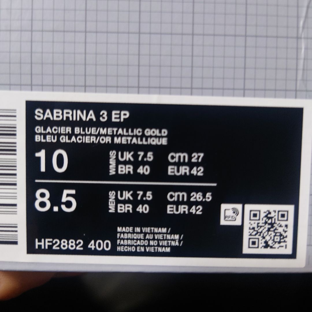 新品サブリナ３バスケットボールシューズ27,0cm