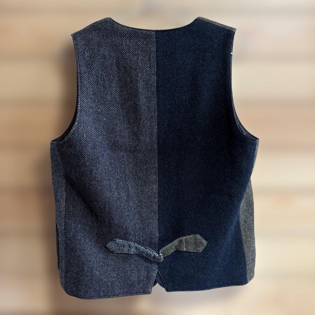 orSlow オアスロウ 配色切替ウールベスト サイズ:2