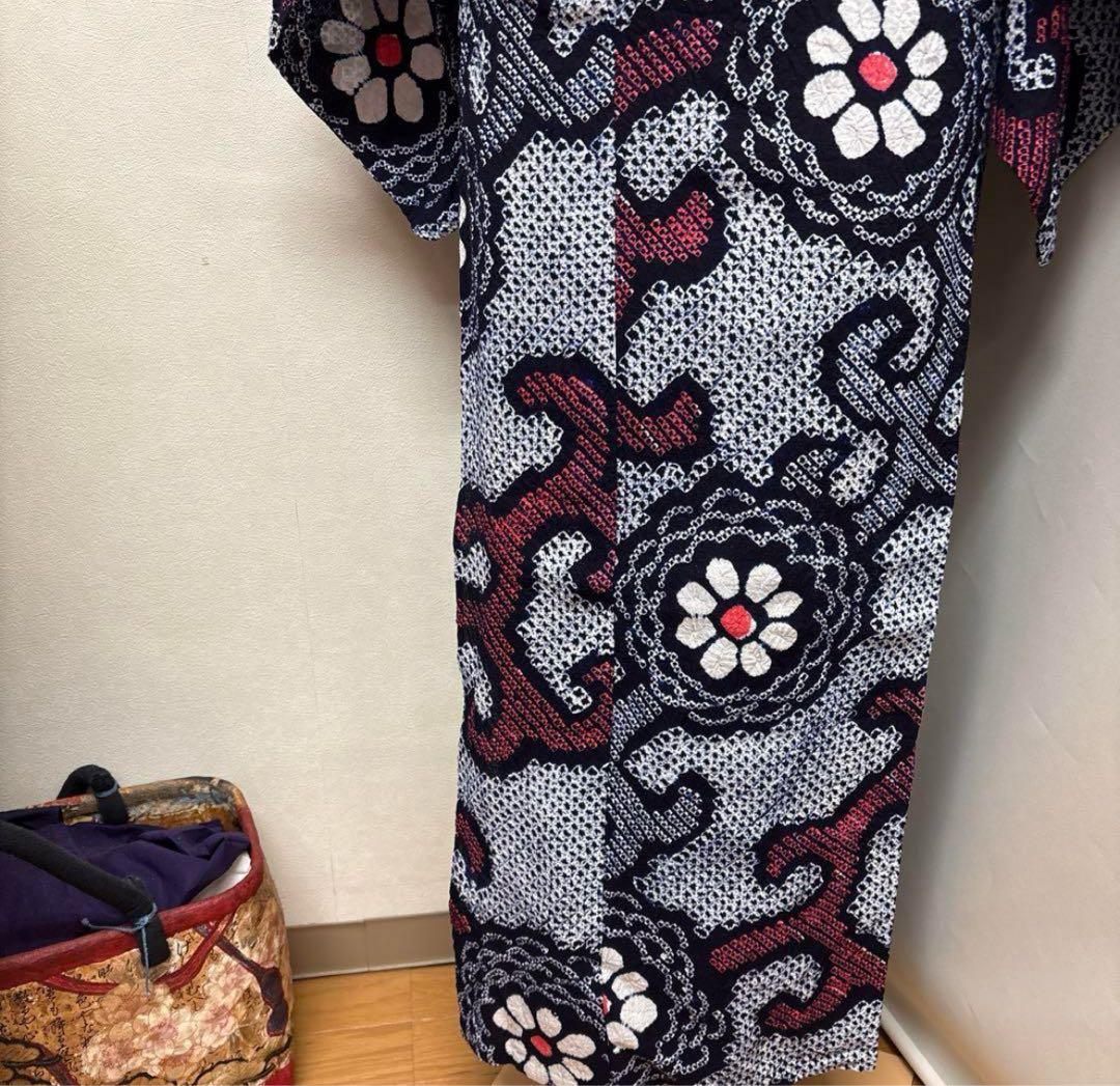 有松鳴海絞り 浴衣