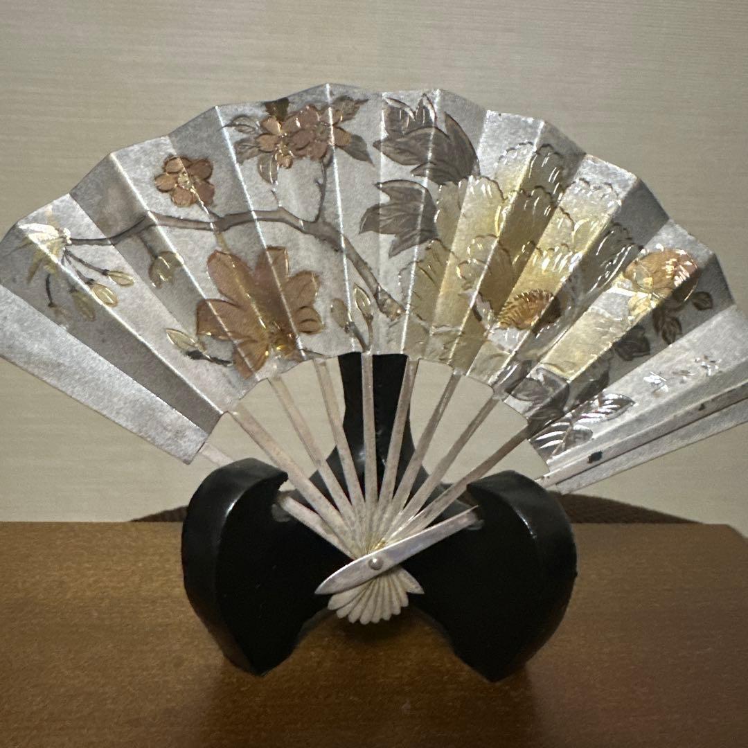 純銀製 扇子