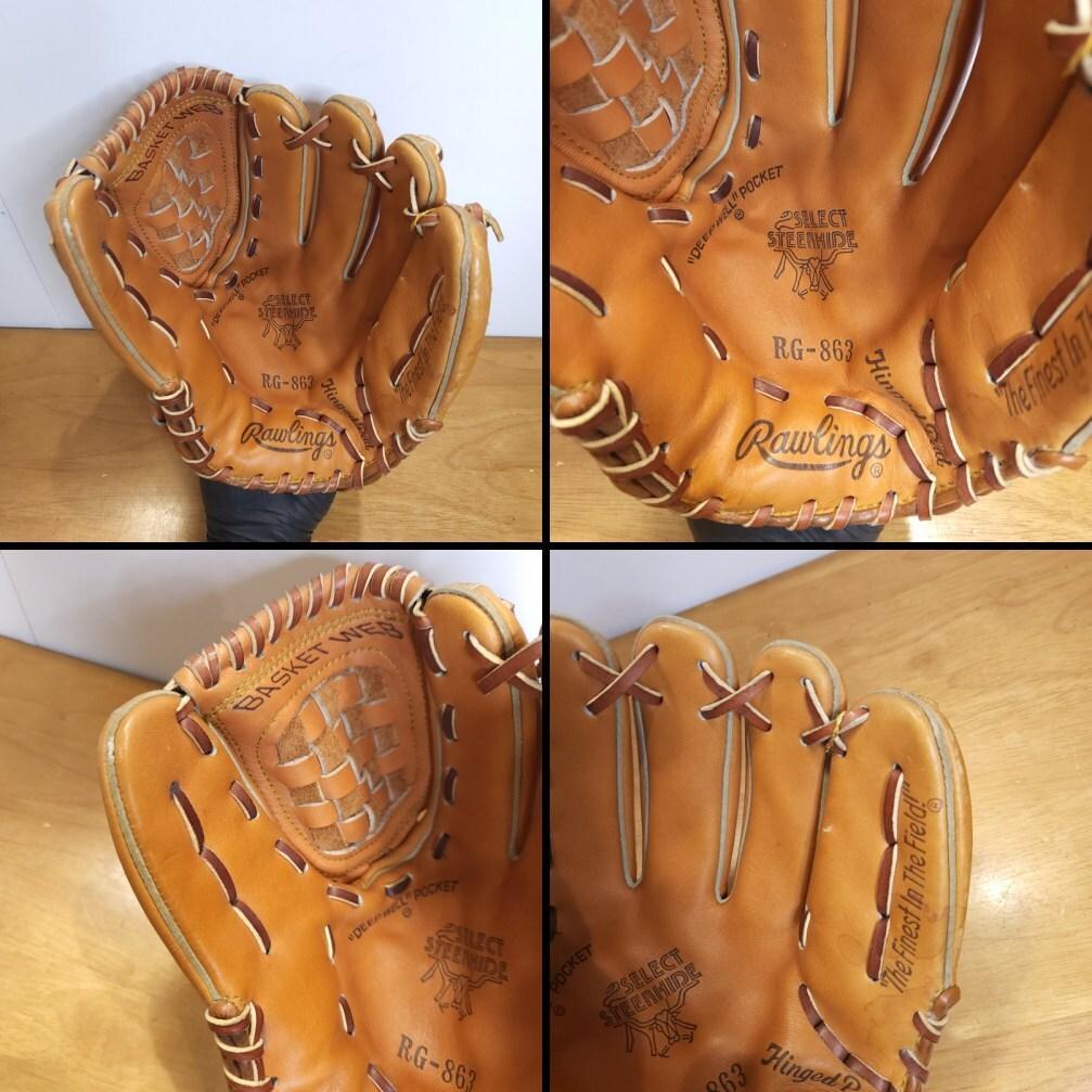 ローリングス 村田兆治モデル 直筆サイン入り 缶バッチ付 未使用品 軟式グローブ