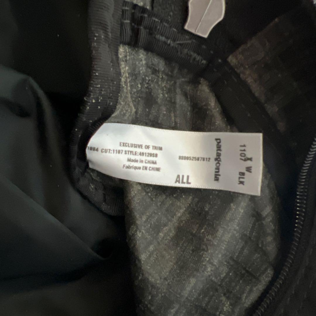 Patagonia ブラック ダッフルバッグ 防水