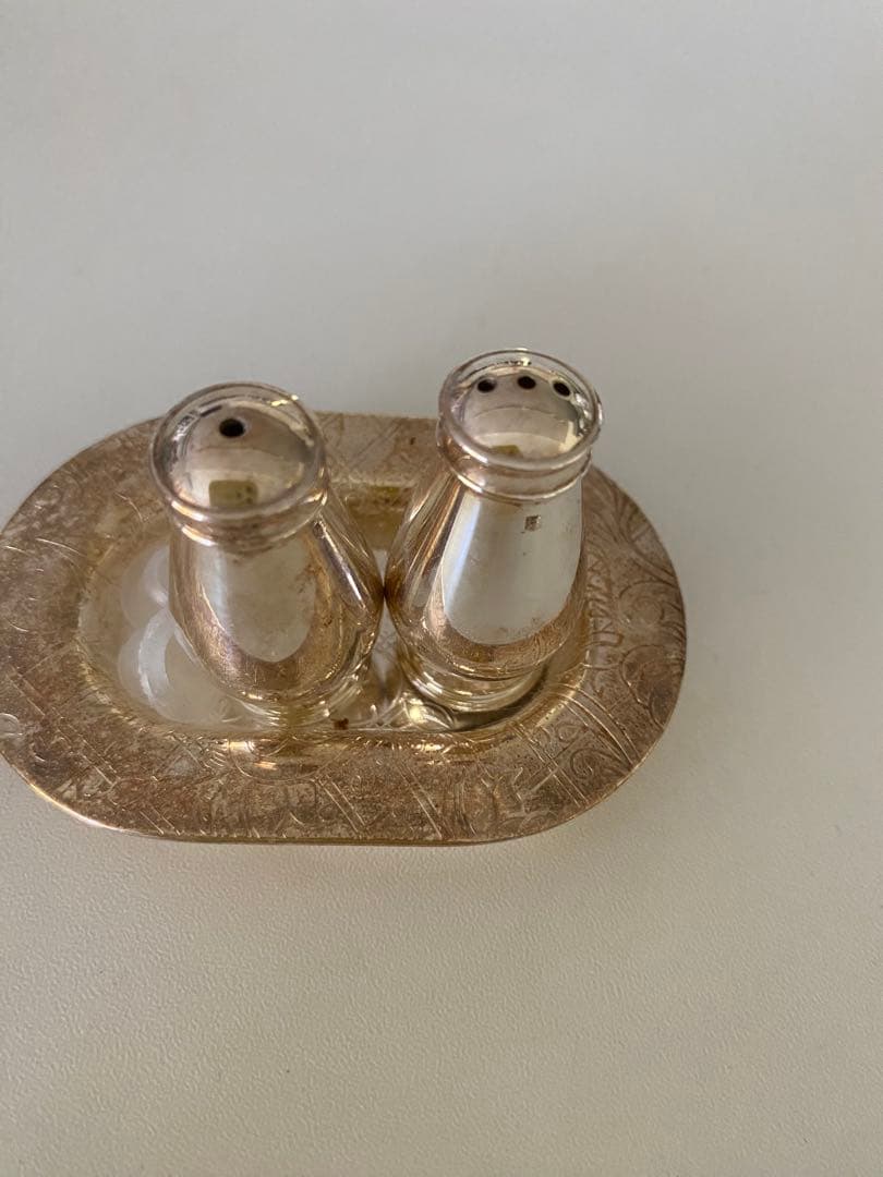 クリストフル ジャルダンエデン ソルト&ペッパー トレイ付き