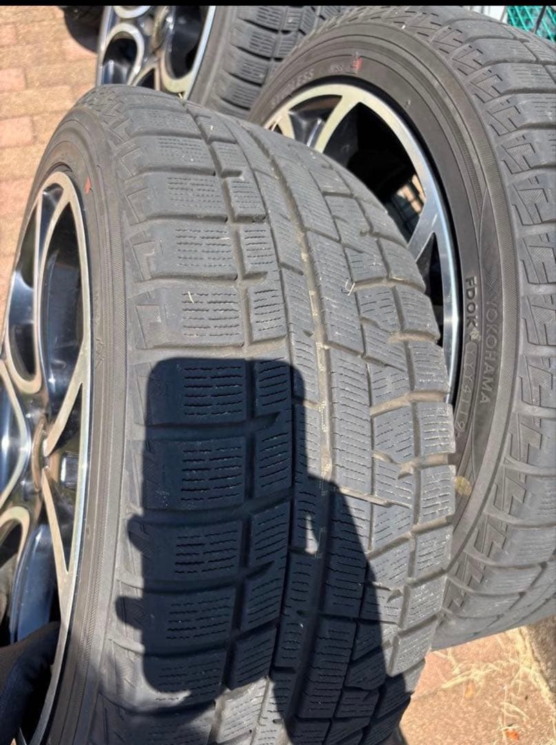 【中古】１７インチスタッドレスタイヤ ホイール４本セット（215/45R17）