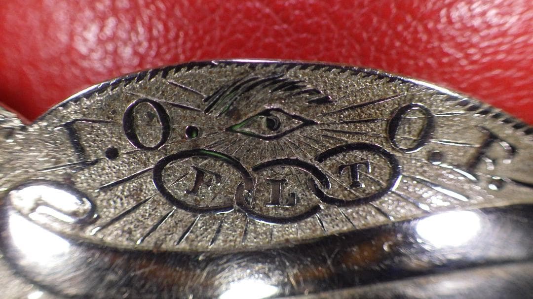 20'S★オッドフェローズ★ビンテージ★タグ★9★キーホルダー★フリーメイソン